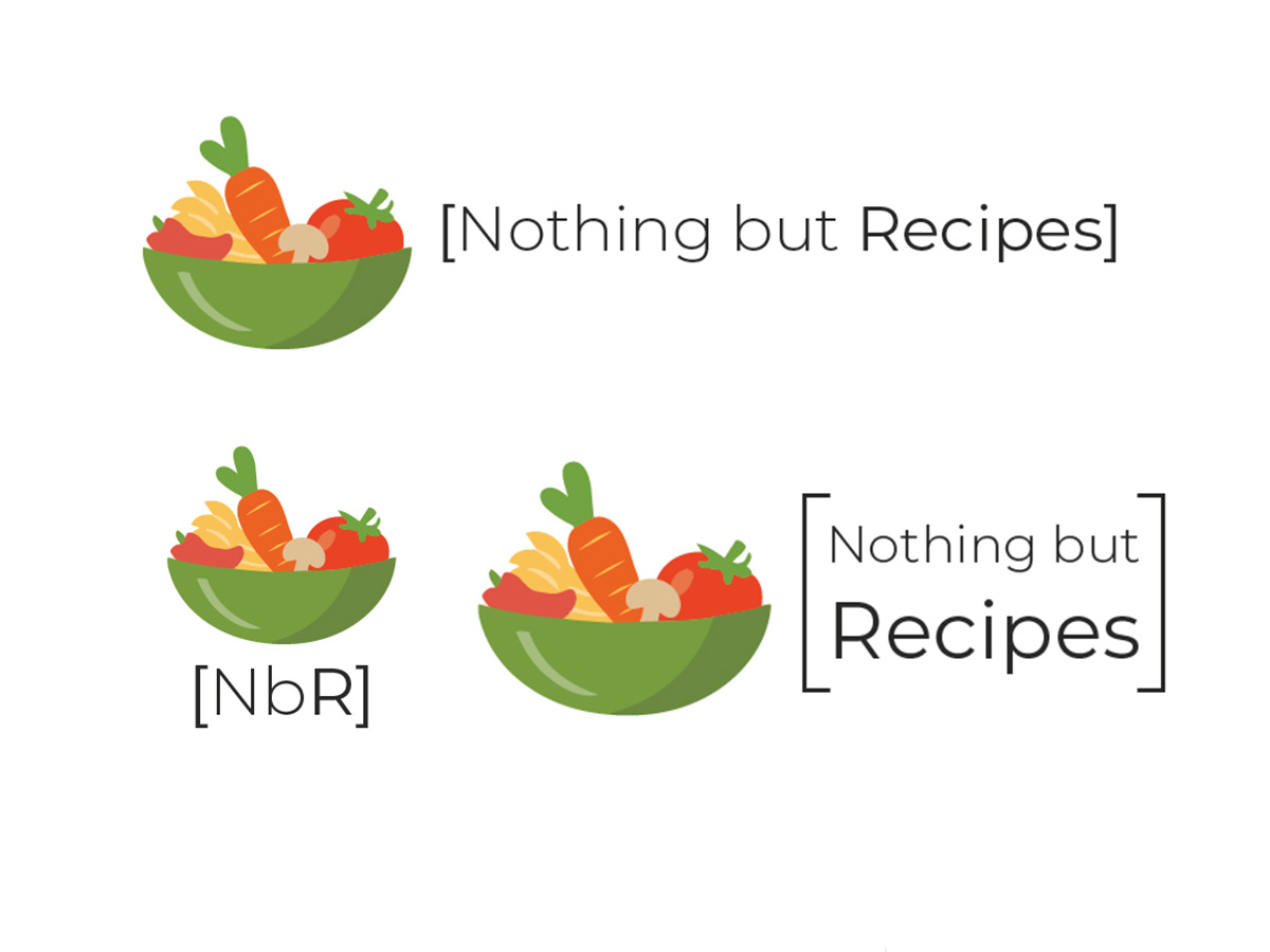 Nothing But Recipes branding preview
